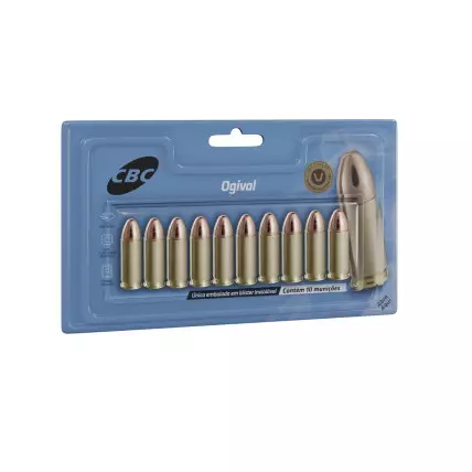 MUNIÇÃO CBC .38 SUPER AUTO ETOG 130GR 10UN