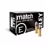 MUNIÇÃO ELEY .22 LR MATCH PISTOL 40GR 50un