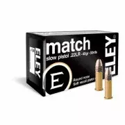 MUNIÇÃO ELEY .22 LR MATCH SLOW PISTOL 40GR 50un