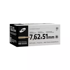 MUNIÇÃO CBC 7,62X51MM COMUM M80 TREINA