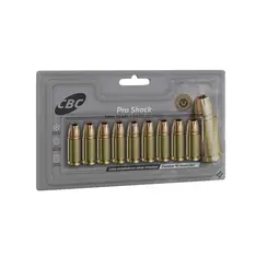 MUNIÇÃO CBC 9MM PRO SHOCK EXPO +P 135GR