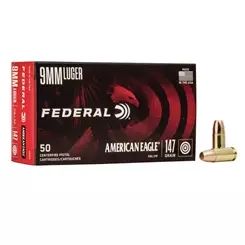MUNIÇÃO FEDERAL 9MM FMJ 147GR 50un