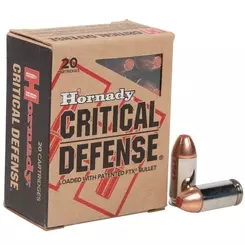 MUN HORNADY .45AUTO FTX 185GR C.DEF C