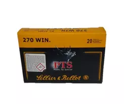 MUNIÇÃO SELLIER & BELLOT .270 WIN PTS 150GR