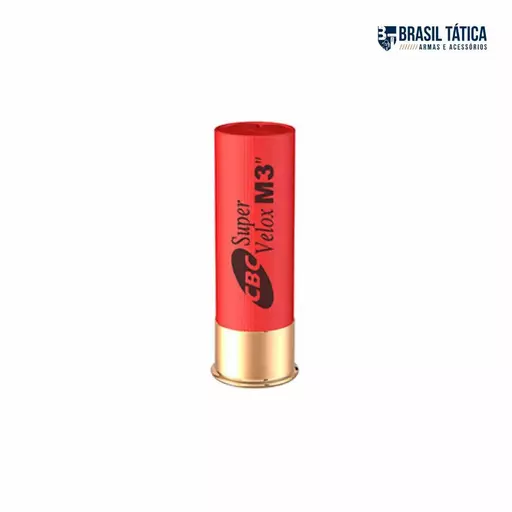Cartucho CBC 12 GA Velox Magnum 3T 25un