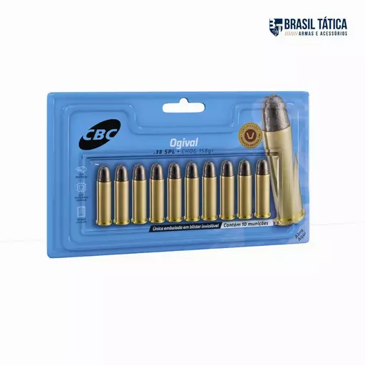 MUNIÇÃO CBC .38 SPL CHOG 158GR