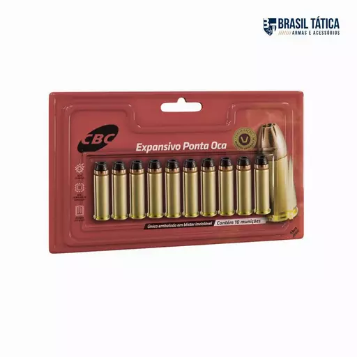 MUNIÇÃO CBC .38 SPL EXPO 158GR 10un