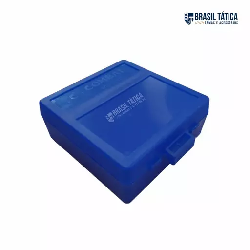 CAIXA PARA 100 MUNIÇÕES CAL .38 / .357 MAGNUM - COMBATE