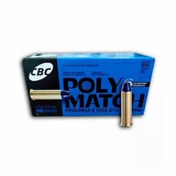 MUNIÇÃO CBC .357 MAGNUM LPC 158GR POLYMATCH 50un