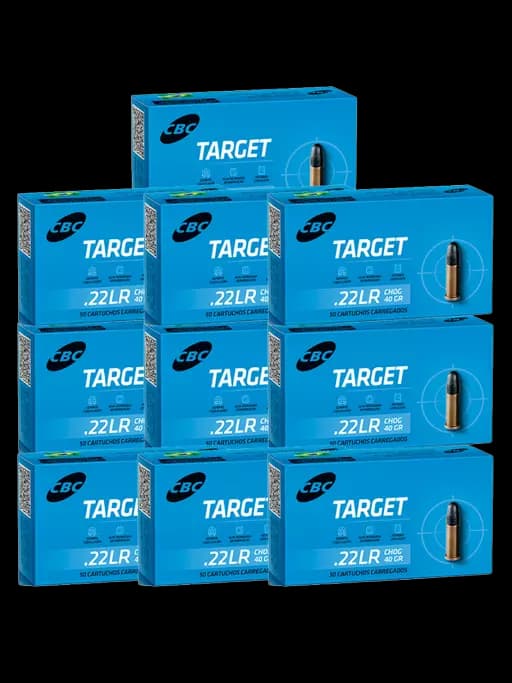 MUNIÇÃO CBC .22 LR TARGET CHOG 40GR 500un