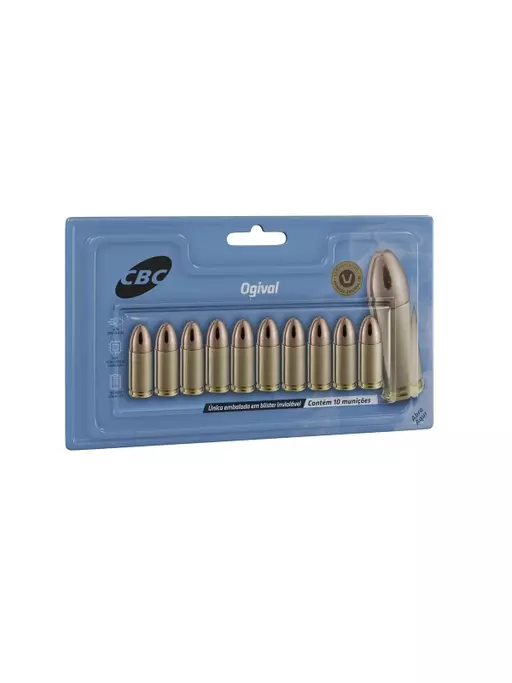 MUNIÇÃO CBC .38 ETOG 124GR 10un