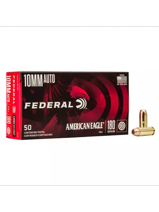MUNIÇÃO FEDERAL .10MM AUTO 180GR FMJ 50un