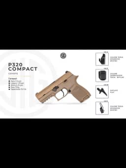PISTOLA SIG SAUER P320 COMPACT 9mm