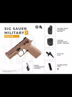 PISTOLA SIG SAUER P320 M18 FULLSIZE 9mm