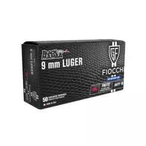 MUNIÇÃO FIOCCHI 9MM BLACK MAMBA 100GR