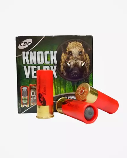 MUNIÇÃO CBC 12/70 KNOCK VELOX SLUG 25un