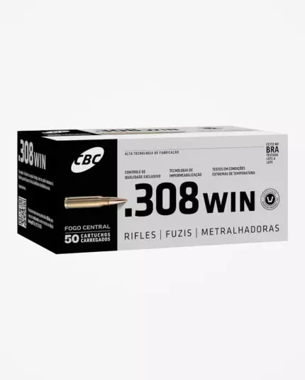 MUNIÇÃO CBC .308 EXPT 155GR 50un