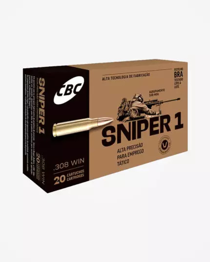 MUNIÇÃO CBC .308 HPBT 175GR SNIPER 1 20un