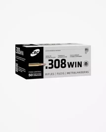 MUNIÇÃO CBC .308 WIN ETPT 150GR 50un