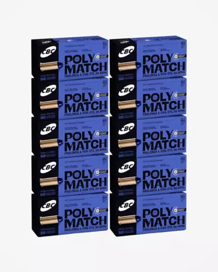 MUNIÇÃO CBC .38 SPL POLYMATCH 158GR 500un