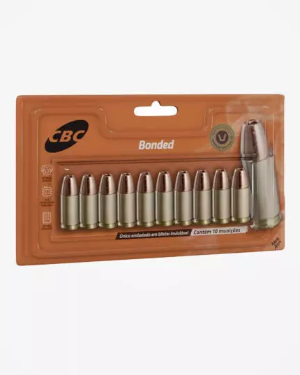 MUNIÇÃO CBC .38TPC EXPO 124GR BONDED 10un