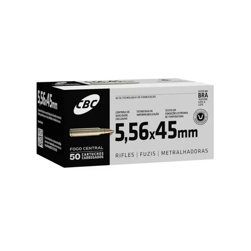 MUNIÇÃO CBC 5.56X45MM