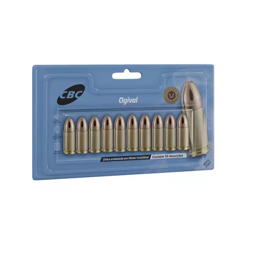 MUNIÇÃO CBC 9mm ETOG 95GR