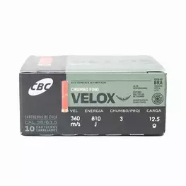 CARTUCHO CBC 36 GA 12,5G CHUMBO 5 10un