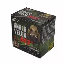 MUNIÇÃO CBC .12 GA KNOCK VELOX M3 SG 42,5G 25un