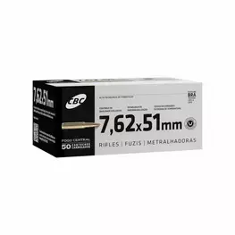 MUNIÇÃO CBC 7.62mm TREINA 50un