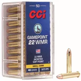 MUNIÇÃO CCI .22 GAMEPOINT JSP 40GR 50un