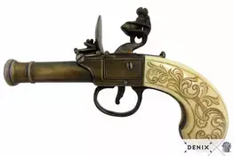 REPLICA DECORATIVA NAO FUNCIONAL DE PISTOLA INGLESA BUNNEY SEC XVIII