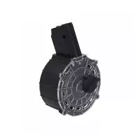 CARREGADOR DERYA DRUM PARA ESPINGARDA SEMIAUTOMATICA 21 TIROS