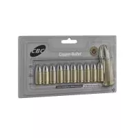MUNIÇÃO CBC COPPERBULLET 9MM +P+ CXPO 92,6GR 10un