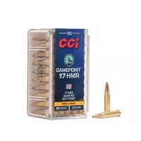 MUNIÇÃO CCI .17 HMR GAMEPOINT SJSP 20GR 50un