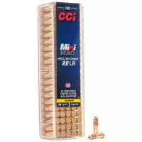 MUNIÇÃO CCI .22LR MINI MAG HP COPPER PLATED 36GR 100un