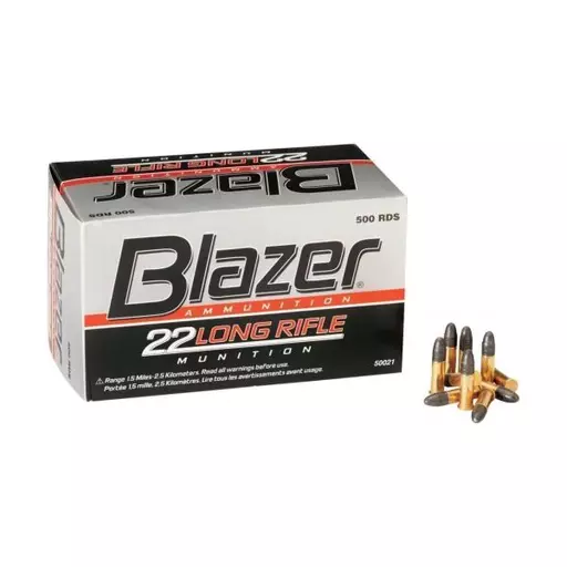 MUNIÇÃO CCI BLAZER .22LR 40GR LRN 50un