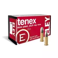 MUNIÇÃO ELEY .22LR TENEX PISTOL SLOW 40GR 50un