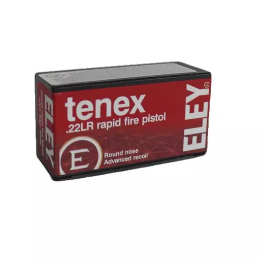 MUNIÇÃO ELEY .22LR TENEX RAPID FIRE PISTOL 40GR 50un