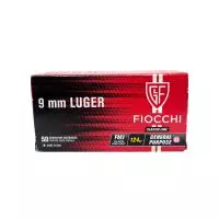 MUNIÇÃO FIOCCHI 9MM FMJ 124GR 50un