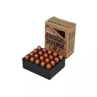 MUNIÇÃO HORNADY .45 FTX 185GR CRITICAL DEFENSE 20un