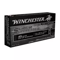 MUNIÇÃO WINCHESTER SUPER SUPRESSED .45 FMJ 230GR 50un