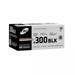 MUNIÇÃO CBC .300 BLK ETOG 200GR 50un