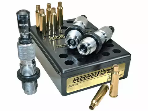 DIES 3 PEÇAS REDDING PREMIUM DELUXE COM CARBIDE