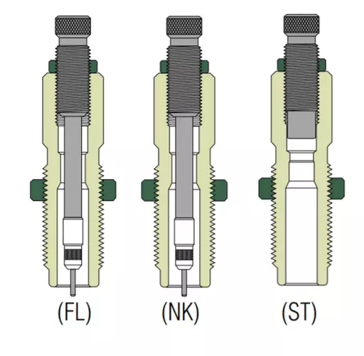 DIES REDDING 3 PEÇAS RIFLE - CONJUNTO DE MATRIZES - REDDING - SERIES A