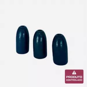 MUNICAO .38 PROJETIL CHUMBO OGIVAL 158GR