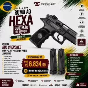 PISTOLA BUL CHEROKEE COMPACT 9mm