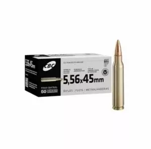 MUNIÇÃO CBC 5.56MM COMUM TREINA 55GR 50un