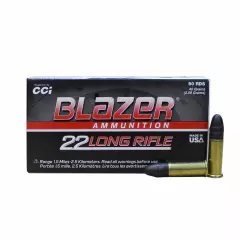 MUNIÇÃO CCI .22LR 40GR BLAZER 50un