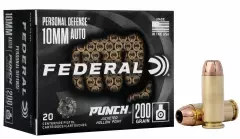 MUNIÇÃO FEDERAL 10MM 200GR PUNCH 20un
